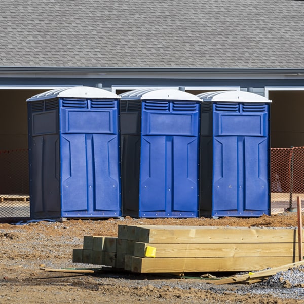 what is the maximum capacity for a single portable toilet in Fillmore Indiana